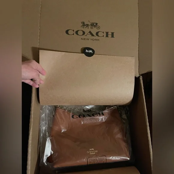 Coach Large Laurel Shoulder Bag with Coach Wristlet - Picture 14 of 16